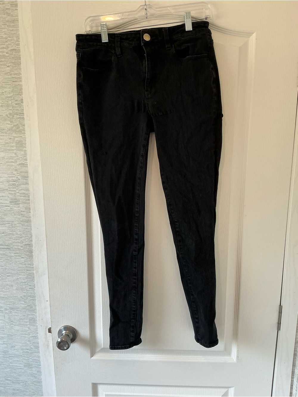 American Eagle Outfitters Black Women's jeggings 8 Euc